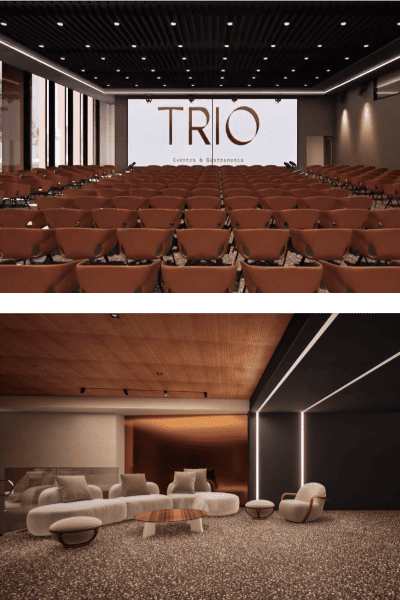 Vista do salão Trivento - Vertical